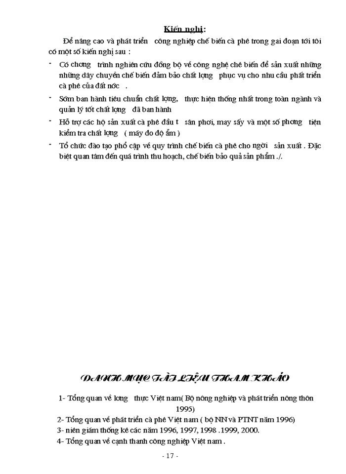 image for page Phát triển Công nghiệp chế biến ở Việt Nam nhằm tăng sức cạnh tranh của cà phê Xuất khẩu