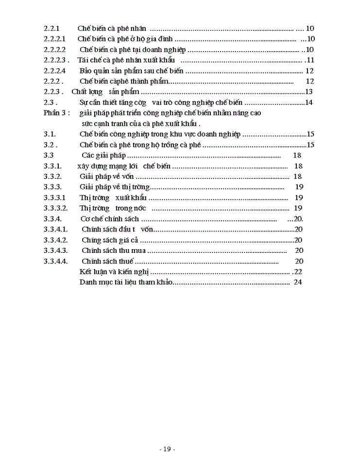 image for page Phát triển Công nghiệp chế biến ở Việt Nam nhằm tăng sức cạnh tranh của cà phê Xuất khẩu