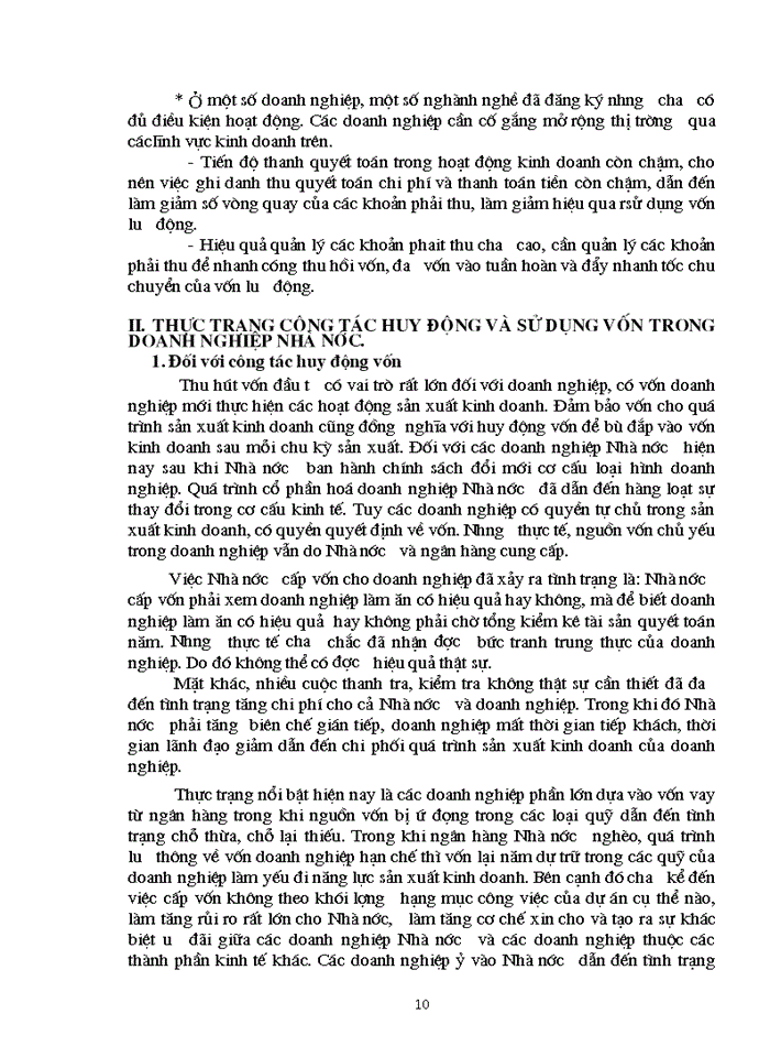 image for page Thực trạng và Giải pháp hoàn thiện công tác huy động vốn và sử dụng vốn trong các Doanh nghiệp Nhà Nước ở Việt Nam