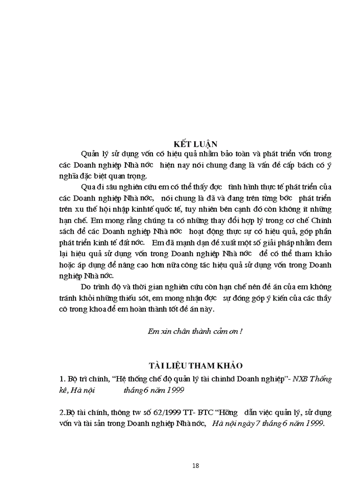 image for page Thực trạng và Giải pháp hoàn thiện công tác huy động vốn và sử dụng vốn trong các Doanh nghiệp Nhà Nước ở Việt Nam
