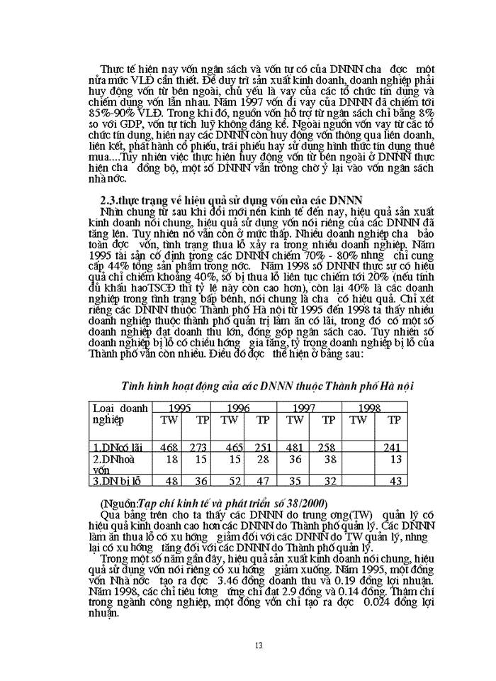 image for page Một số Giải pháp tạo vốn và nâng cao hiệu quả sử dụng vốn cho các Doanh nghiệp Nhà Nước ở Việt Nam hiện nay