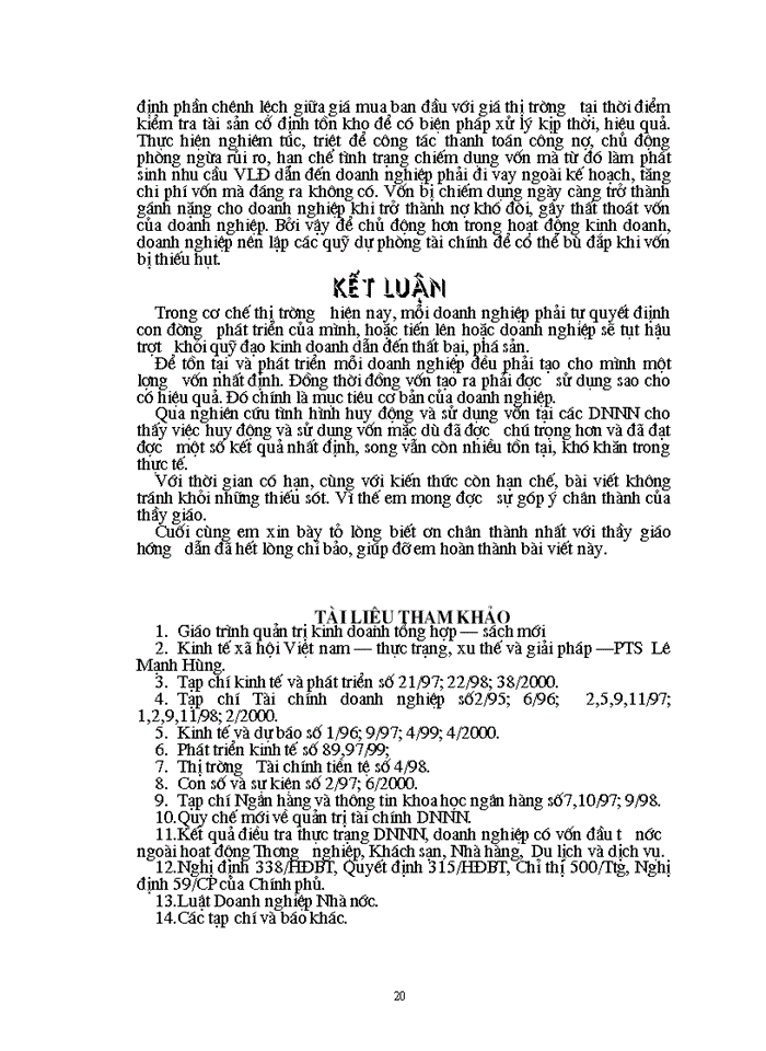 image for page Một số Giải pháp tạo vốn và nâng cao hiệu quả sử dụng vốn cho các Doanh nghiệp Nhà Nước ở Việt Nam hiện nay