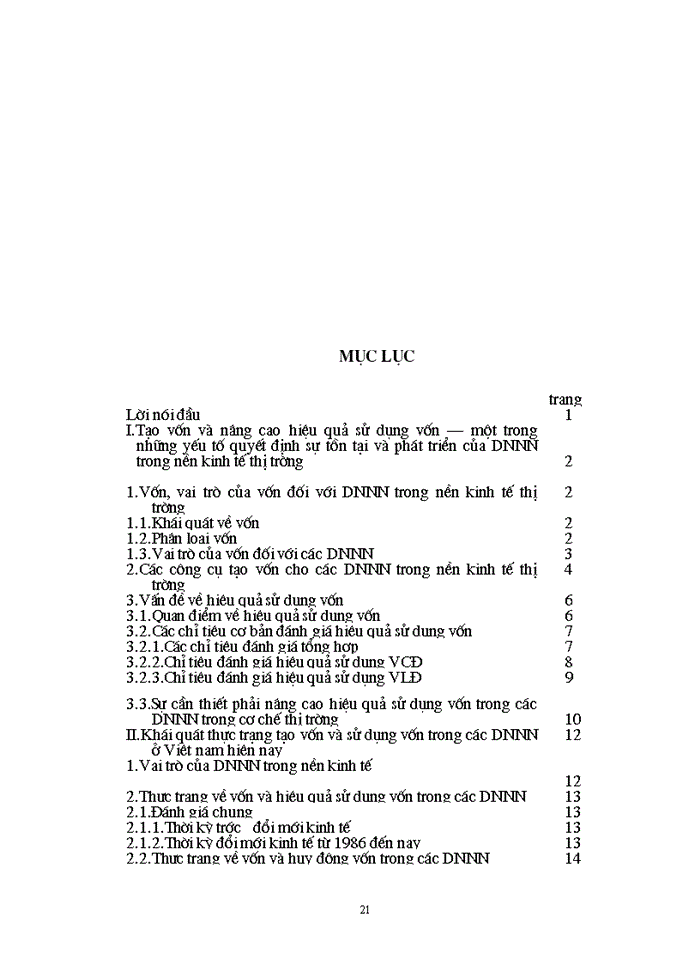 image for page Một số Giải pháp tạo vốn và nâng cao hiệu quả sử dụng vốn cho các Doanh nghiệp Nhà Nước ở Việt Nam hiện nay