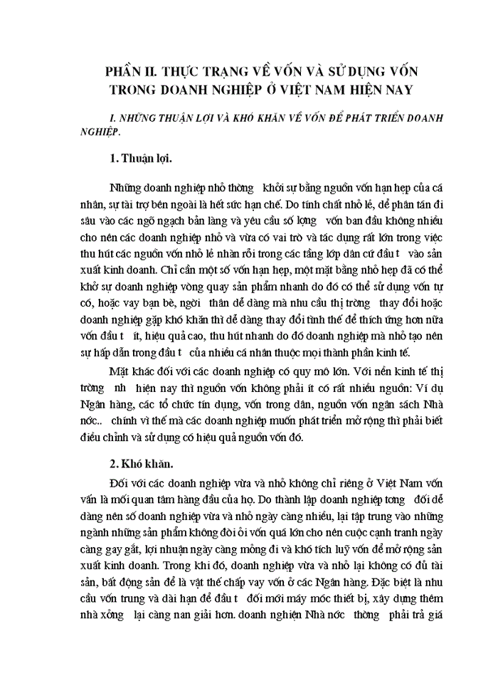 image for page Vốn và vấn đề sử dụng vốn có hiệu quả của các doanh nghiệp khi chuyển sang Kinh tế Thị trường ở nước ta