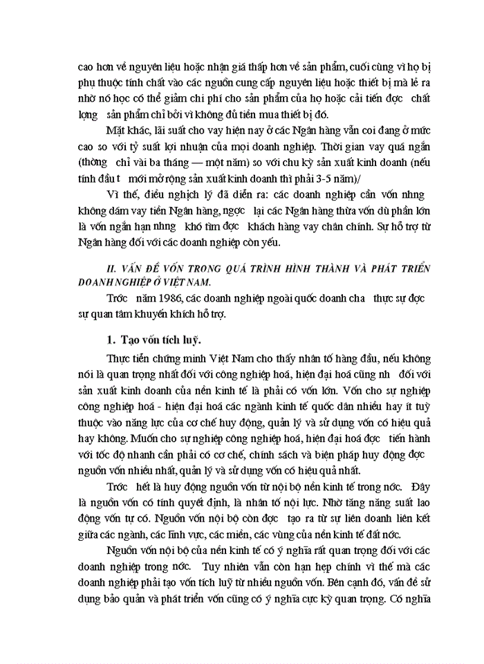 image for page Vốn và vấn đề sử dụng vốn có hiệu quả của các doanh nghiệp khi chuyển sang Kinh tế Thị trường ở nước ta