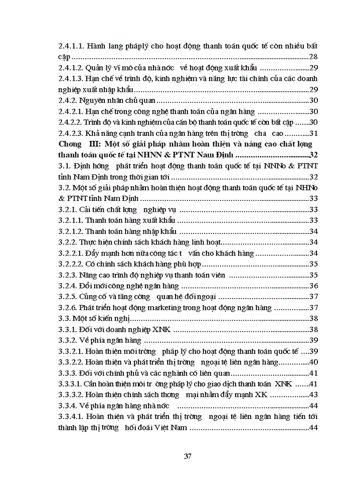 image for page Giải pháp hoàn thiện hoạt động thanh toán quốc tế tại Ngân hàng Nông nghiệp và Phát triển Nông thôn chi nhánh tỉnh Nam Định