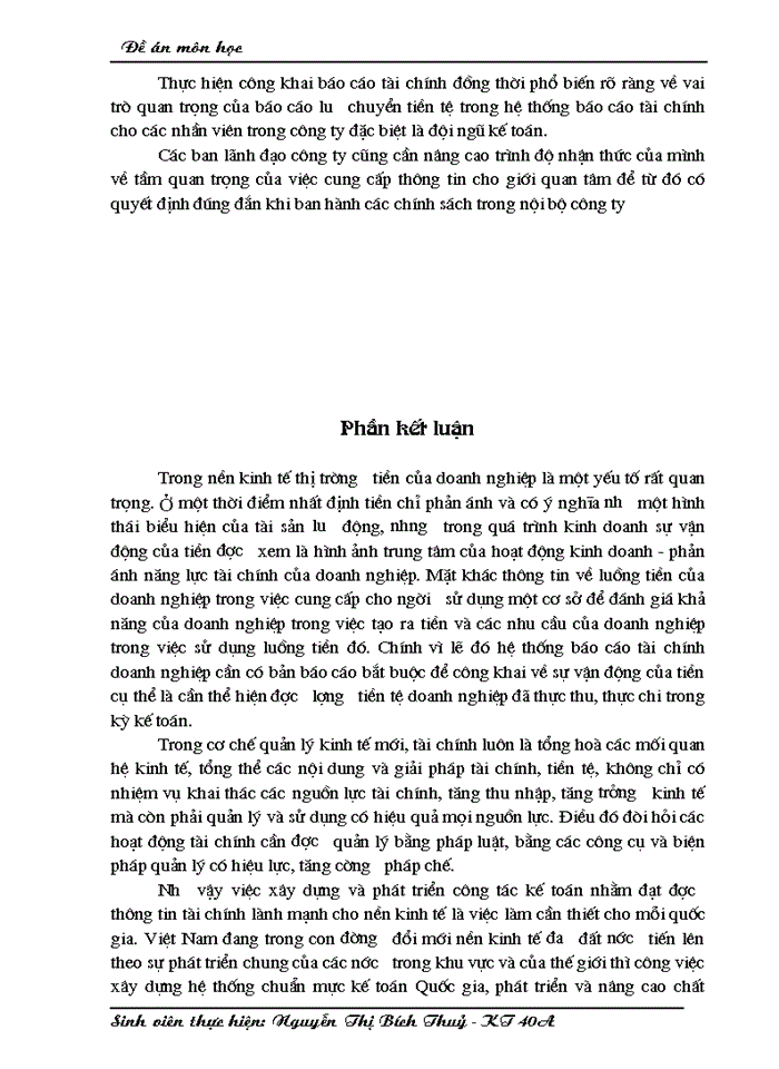 image for page BCLCTT theo chế độ Kế toán Doanh nghiệp Việt Nam hiện hành và những điều kiện cơ bản để vận hành chế độ BCLCTT trong quản lý hoạt động Kinh doanh của Doanh nghiệp