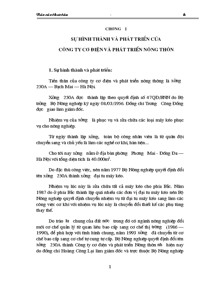 image for page Thực trạng công tác văn thư - lưu trữ tại Công ty cơ Điện và Phát triển Nông thôn