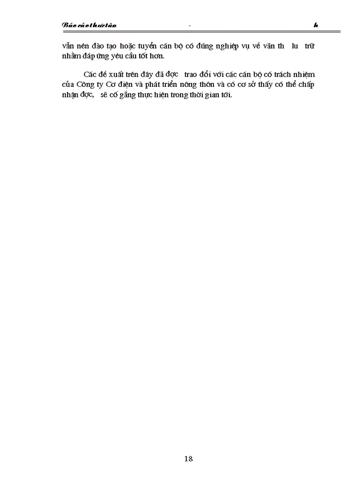 image for page Thực trạng công tác văn thư - lưu trữ tại Công ty cơ Điện và Phát triển Nông thôn