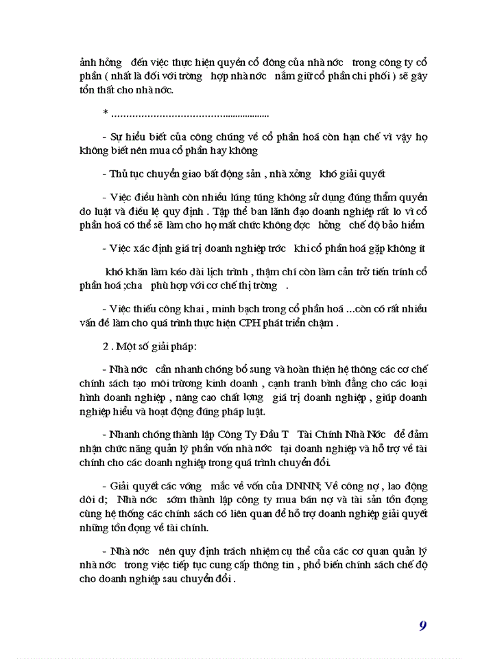 image for page Quá trình thực hiện Cổ phần hóa Doanh nghiệp ở Việt Nam và Thực trạng Cổ phần hóa ở Ngành Bưu Điện chậm nhưng chắc
