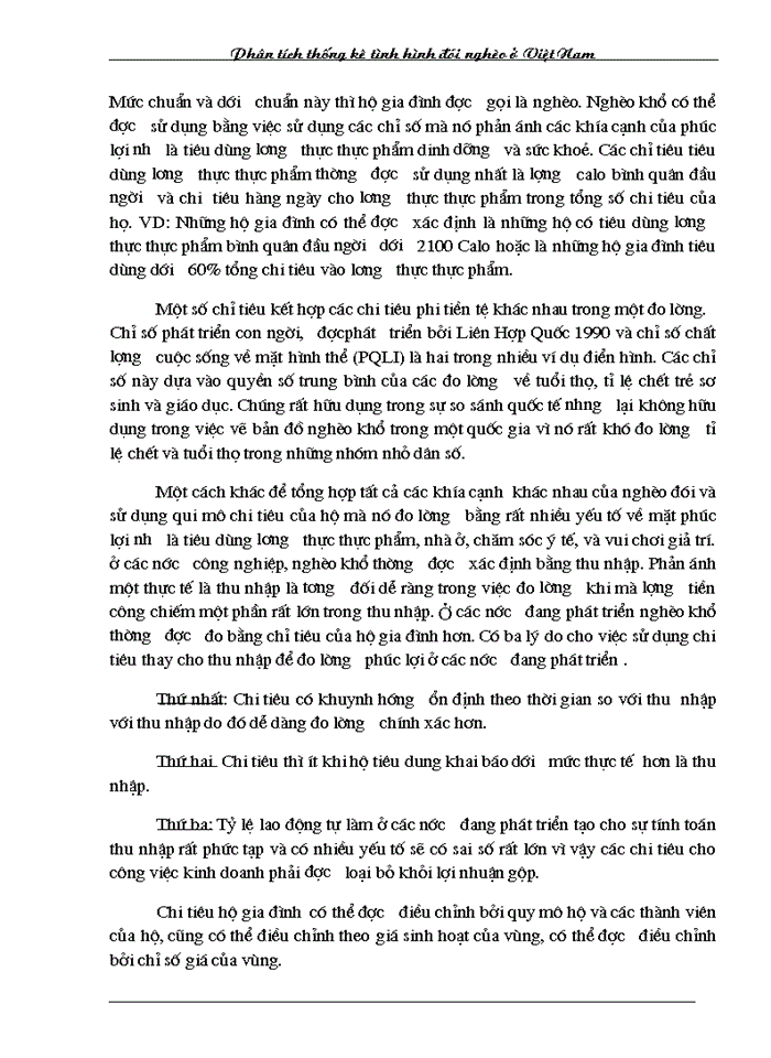 image for page Phân tích thống kê tình hình đói nghèo ở Việt Nam