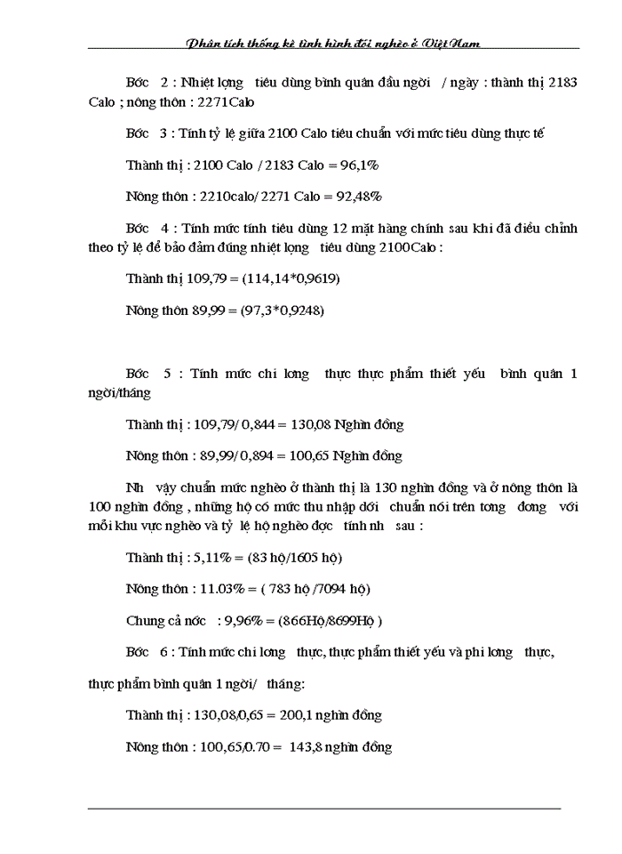 image for page Phân tích thống kê tình hình đói nghèo ở Việt Nam