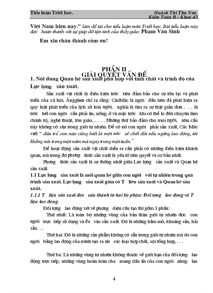 image for page Triết mác Quy luật Quan hệ Sản xuất phù hợp với tính chát và trình độ phát triển của Lực lượng Sản xuất Phân tích quá trình phát triển kinh tế nhiều thành phần của nước ta