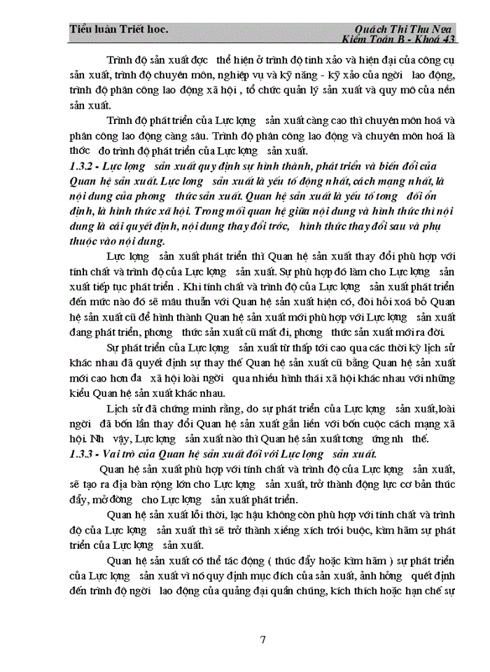 image for page Triết mác Quy luật Quan hệ Sản xuất phù hợp với tính chát và trình độ phát triển của Lực lượng Sản xuất Phân tích quá trình phát triển kinh tế nhiều thành phần của nước ta