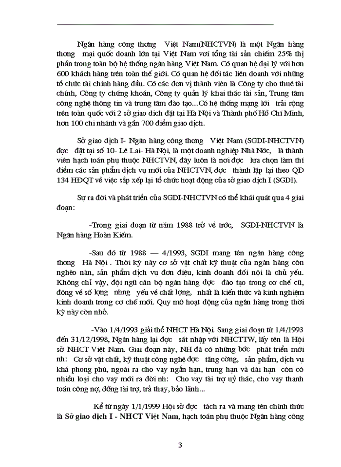 image for page Tổ chức và bộ máy điều hành của Sở Giao Dịch I - Ngân hàng Công Thương Việt Nam