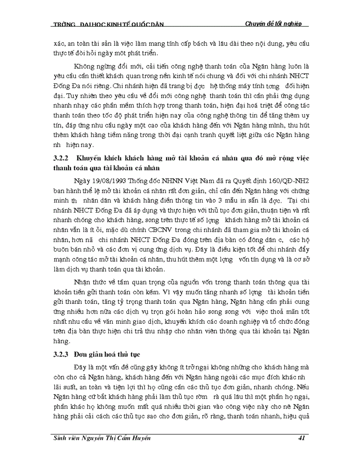 image for page Giải pháp mở rộng và hoàn thiện công tác thanh toán không dùng tiền mặt tại chi nhánh Ngân hàng Công thương Đống Đa