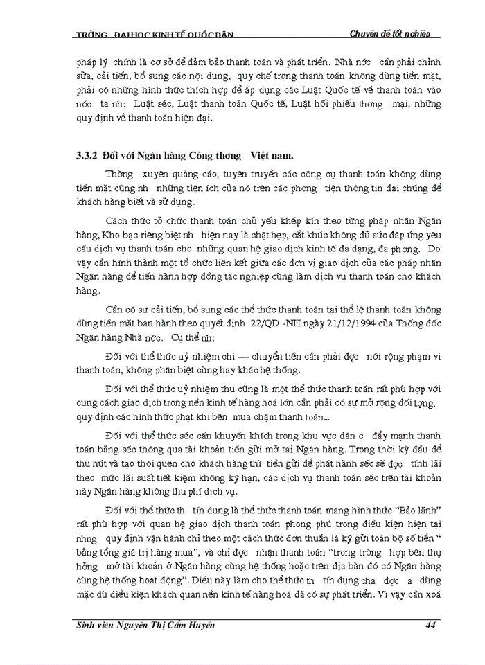 image for page Giải pháp mở rộng và hoàn thiện công tác thanh toán không dùng tiền mặt tại chi nhánh Ngân hàng Công thương Đống Đa