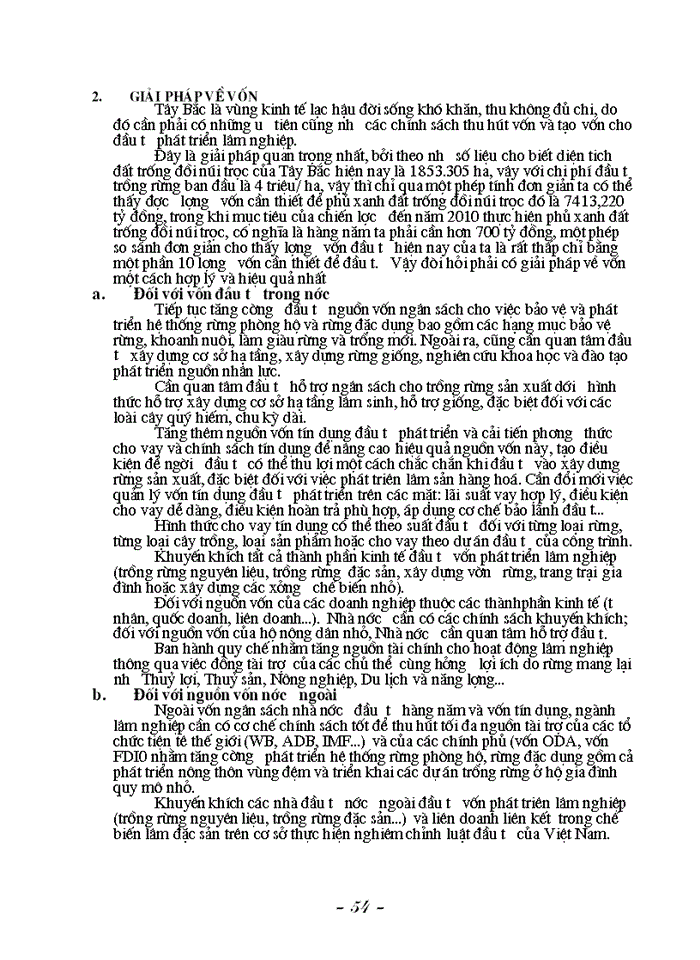 image for page Đầu tư phát triển lâm nghiệp vùng Tây Bắc-Việt Nam Cơ hội và Giải pháp