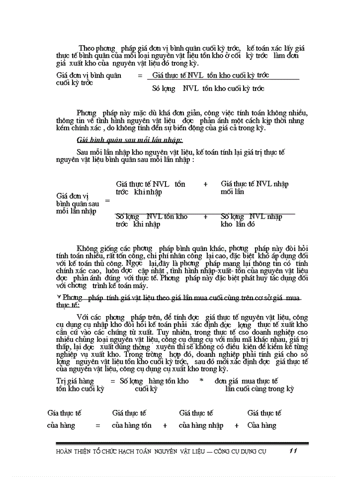image for page Hoàn thiện tổ chức hạch toán Nguyên vật liệu Công cụ dụng cụ