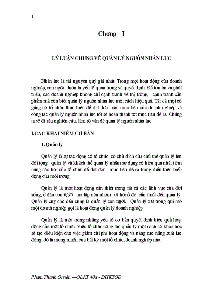 image for page Lý luận chung về quản lý nguồn nhân lực