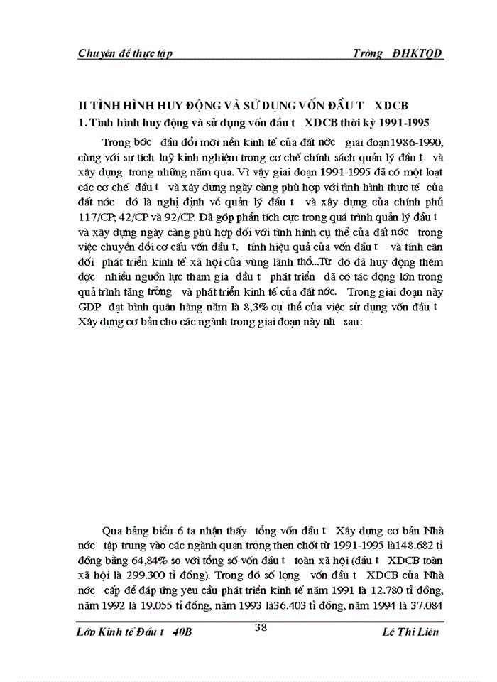 image for page THS Đánh giá tình hình sử dụng vốn đầu tư Xây dựngCB ở Việt Nam giai đoạn 1991 - 2000 và Một số Giải pháp nhằm nâng cao hiệu quả sử dụng trong thời gian tới