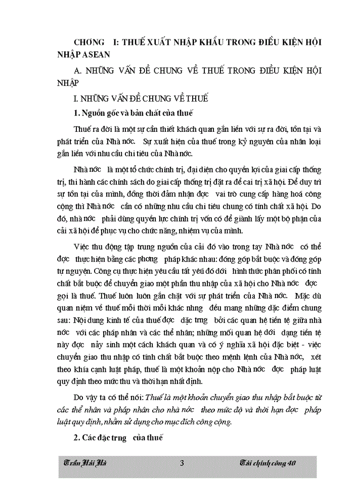 THS Những Giải pháp hoàn thiện chính sách thuế Xuất nhập khẩu trong tiến trình Việt Nam hội nhập ASEAN để nghiên cứu cho luận văn tốt nghiệp của mình