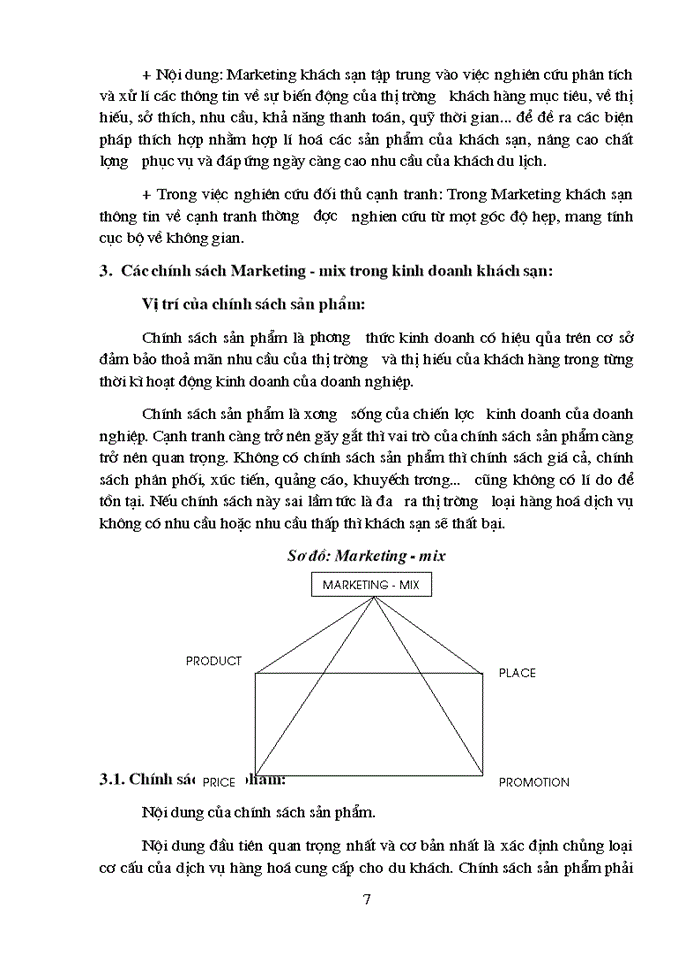 image for page Vận dụng Marketing - Mix trong hoạt động Kinh doanh của Công ty khách sạn du lịch Kim liên - Thực trạng và Một số kiến nghị