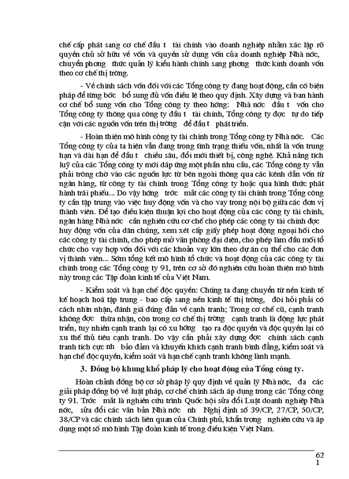 image for page Một số Giải pháp nhằm hoàn thiện cơ cấu tổ chức bộ máy quản trị của các Tổng Công ty 91 ở Việt Nam