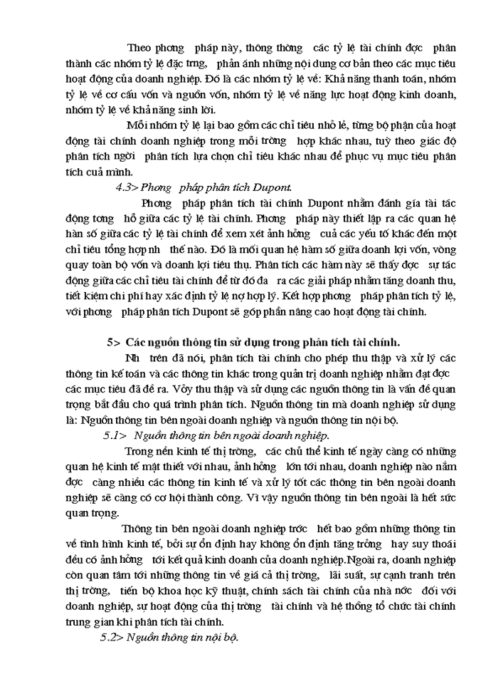image for page Phân tích tài chính góp phần nâng cao hiệu quả hoạt động tài chính tại Công ty may Đức Giang