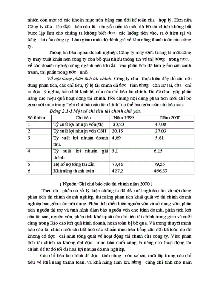 image for page Phân tích tài chính góp phần nâng cao hiệu quả hoạt động tài chính tại Công ty may Đức Giang