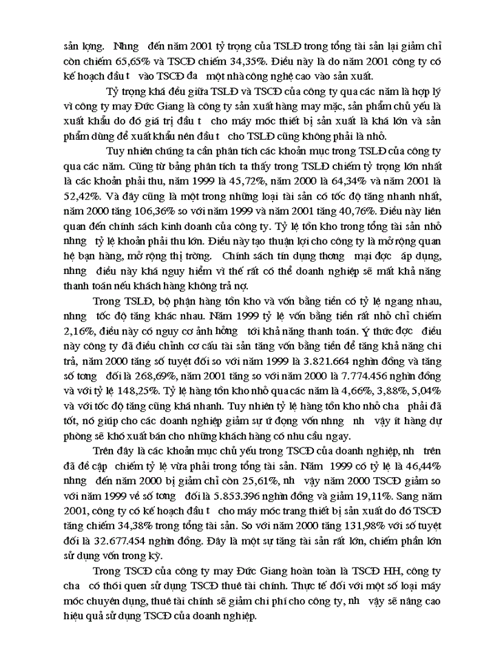 image for page Phân tích tài chính góp phần nâng cao hiệu quả hoạt động tài chính tại Công ty may Đức Giang