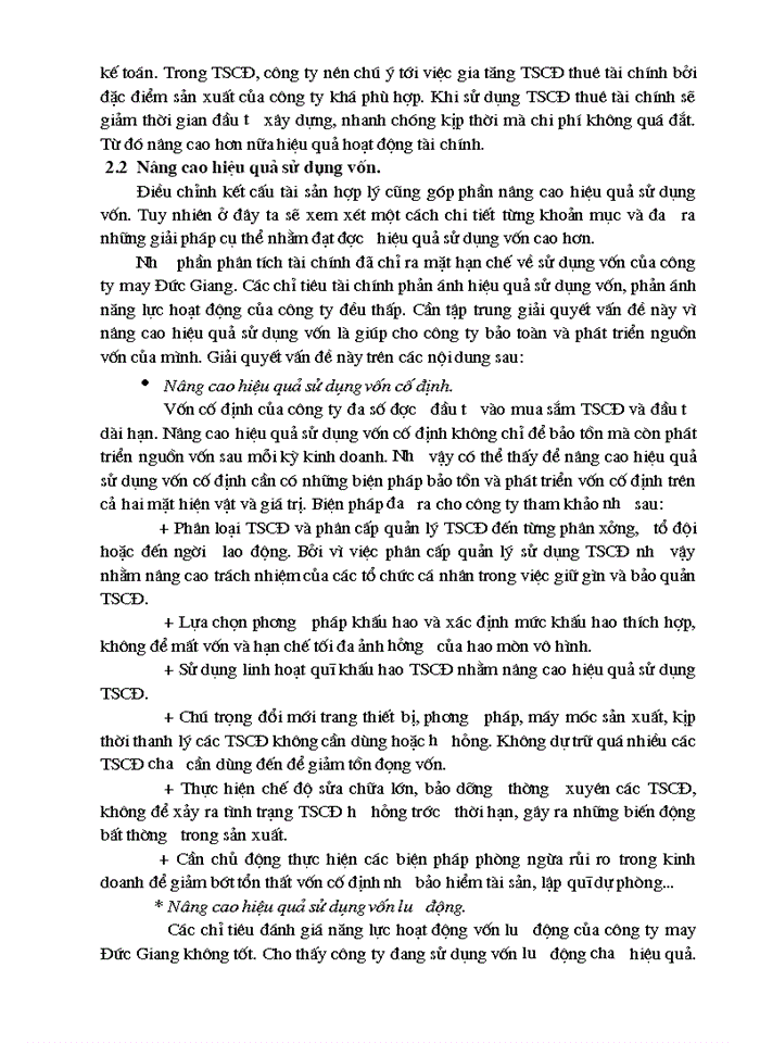 image for page Phân tích tài chính góp phần nâng cao hiệu quả hoạt động tài chính tại Công ty may Đức Giang