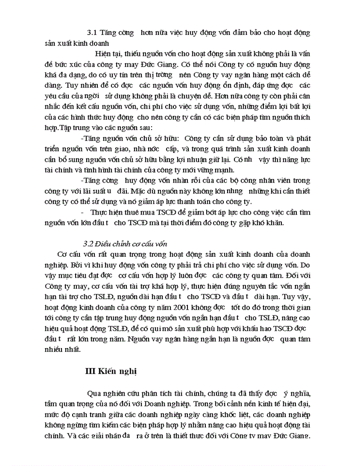 image for page Phân tích tài chính góp phần nâng cao hiệu quả hoạt động tài chính tại Công ty may Đức Giang