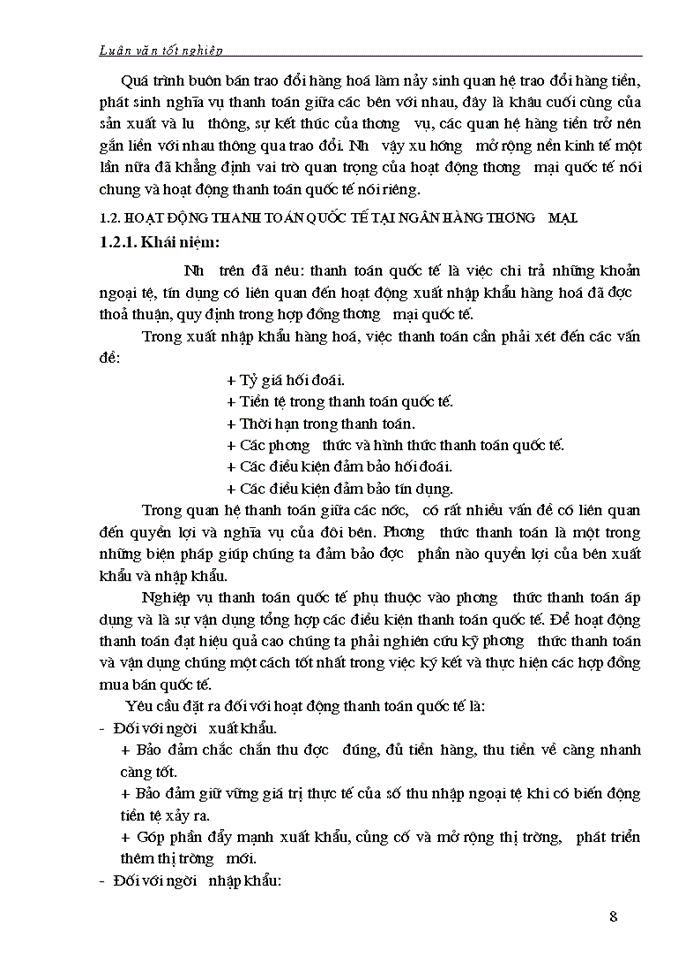 image for page Một số biện pháp nhằm nâng cao chất lượng hoạt động thanh toán quốc tế tại Ngân hàng Thương mại cổ phần Kỹ Thương Việt Nam TechcombaNhập khẩu