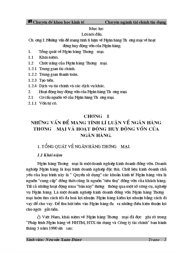 image for page Thực trạng công tác huy động vốn tại Ngân hàng Công thương Đống Đa