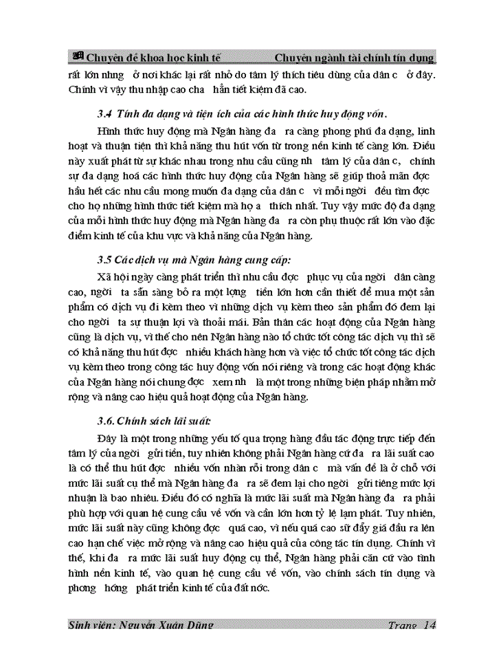 image for page Thực trạng công tác huy động vốn tại Ngân hàng Công thương Đống Đa
