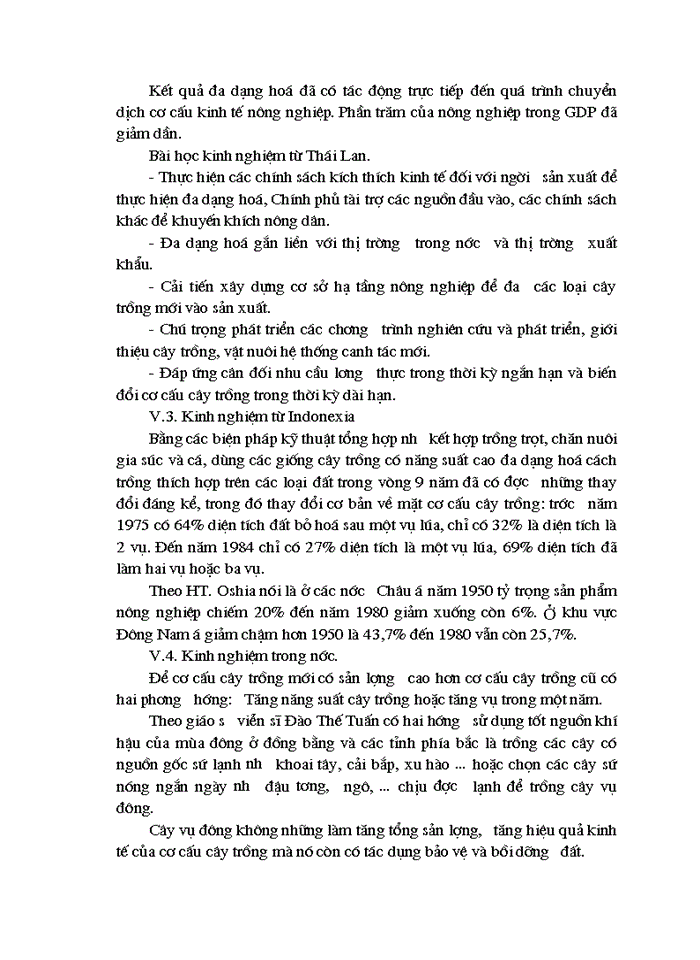 image for page Những biện pháp để chuyển dịch cơ cấu ngành trồng trọt của tỉnh Cao Bằng