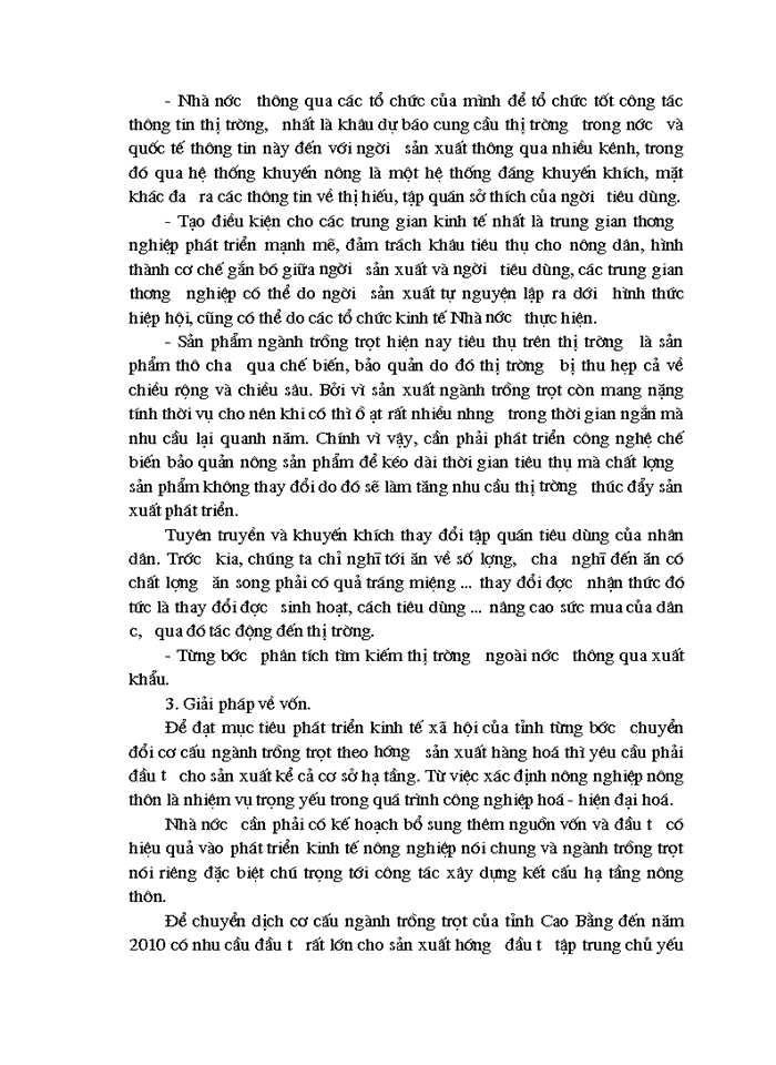 image for page Những biện pháp để chuyển dịch cơ cấu ngành trồng trọt của tỉnh Cao Bằng