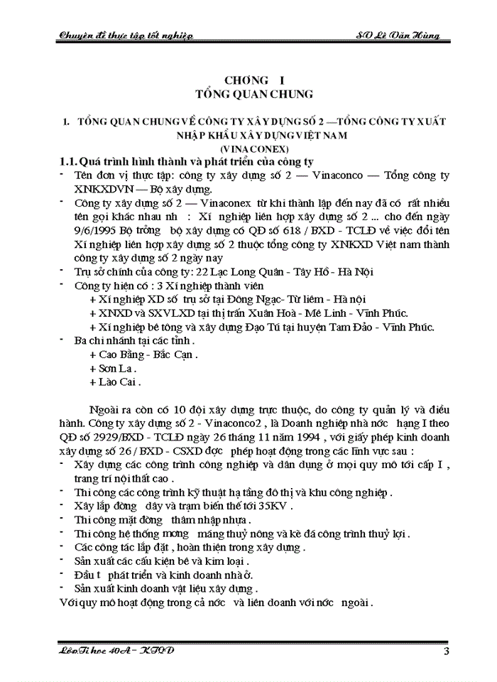 image for page Ứng dụng tin học trong công tác quản lý Lao động tiền lương tại Công ty Xây dựng số 2 Vinaconex