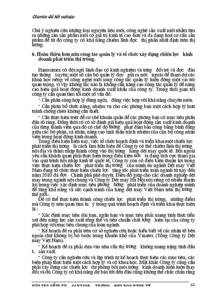 image for page Một số Giải pháp nhằm thúc đẩy hoạt động Kinh doanh Xuất khẩu của Công ty Dệt may Hà Nội