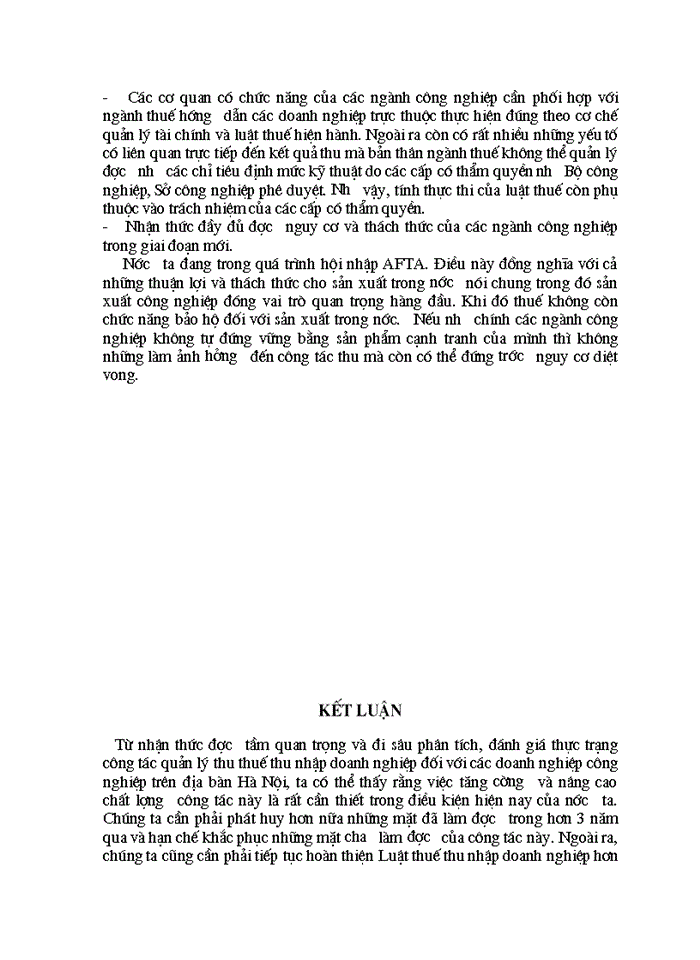 image for page Giải pháp tăng cường công tác quản lý thu thuế thu nhập Doanh nghiệp đối với các Doanh nghiệp Công nghiệp trên địa bàn thành phố Hà Nội