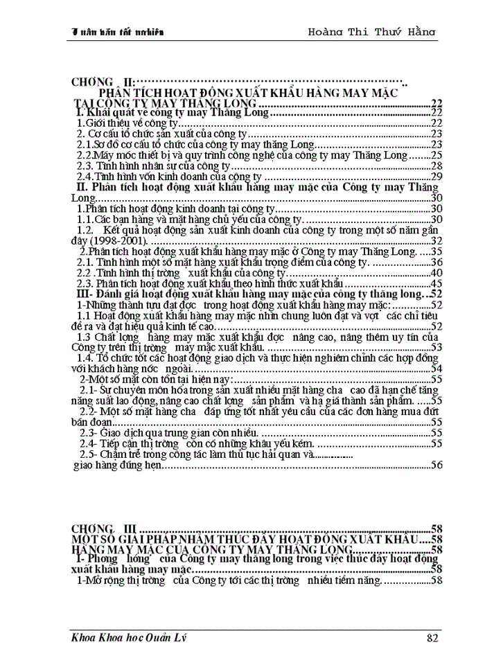 image for page Một số Giải pháp nhằm thúc đẩy hoạt động Xuất khẩu hàng may mặc ở Công ty may Thăng Long làm Luận văn tốt nghiệp của mình