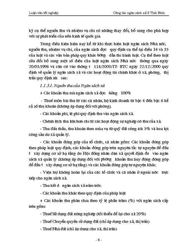 image for page Quản lý ngân sách trên địa bàn tỉnh ở Thái Bình - Thực trạng và Giải pháp