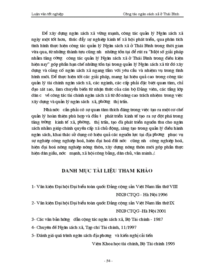 image for page Quản lý ngân sách trên địa bàn tỉnh ở Thái Bình - Thực trạng và Giải pháp