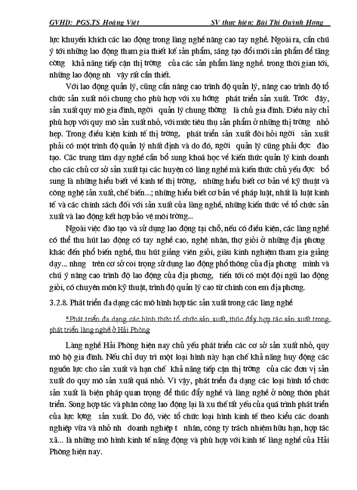 image for page Thực trạng và những biện pháp chủ yếu nhằm phát triển kinh tế làng nghề ở Hải Phòng