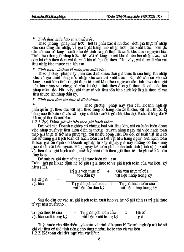 image for page Tổ chức công tác Kế toán Nguyên vật liệu ở Công ty Chế Biến Lương Thực và Thức Ăn Gia Súc