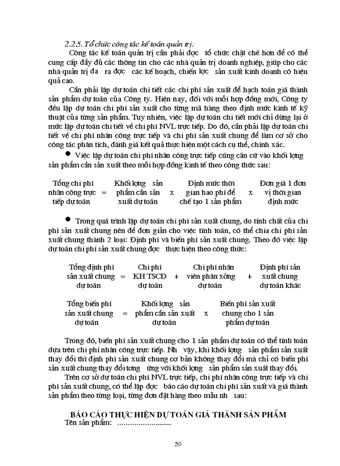 image for page Hoàn thiện công tác tổ chức hạch toán Chi phí sản xuất và tính Giá thành sản phẩm với việc tăng cường công tác quản trị Doanh nghiệp tại Công ty May 10