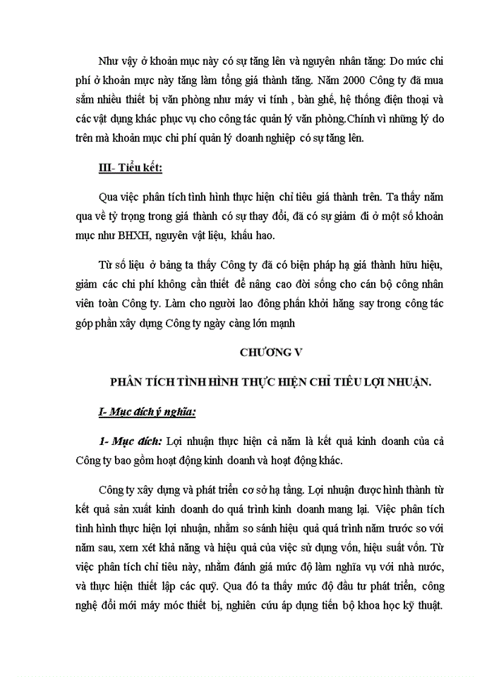 image for page Phân Tích hoạt động Sản xuất Kinh doanh ở Công ty cơ khí dệt may Hưng yên