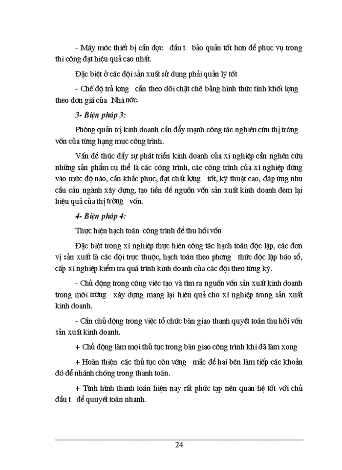 image for page Một số biện pháp nhằm nâng cao hiệu quả sử dụng vốn Sản xuất Kinh doanh của xí nghiệp 11 - Công ty Xây dựng 319- Bộ quốc phòng