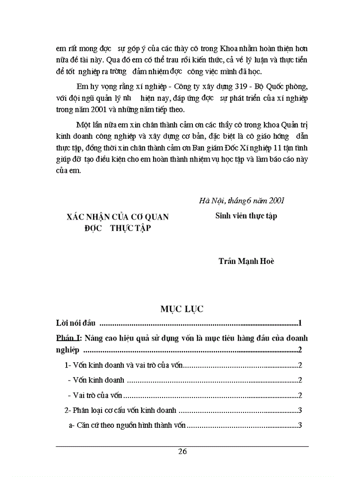 image for page Một số biện pháp nhằm nâng cao hiệu quả sử dụng vốn Sản xuất Kinh doanh của xí nghiệp 11 - Công ty Xây dựng 319- Bộ quốc phòng